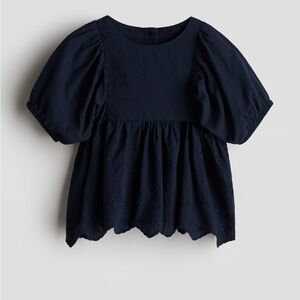 Toddler H&M Eyelet Embroidered Top